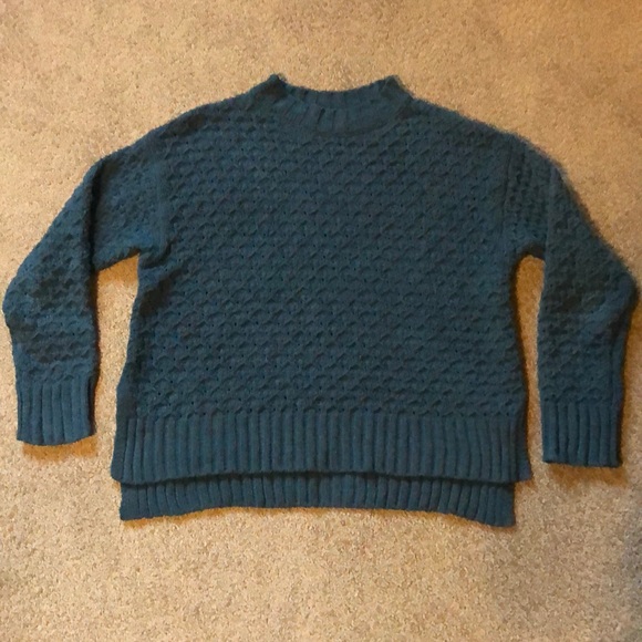 Sweaters - Dark Green Knit Sweater